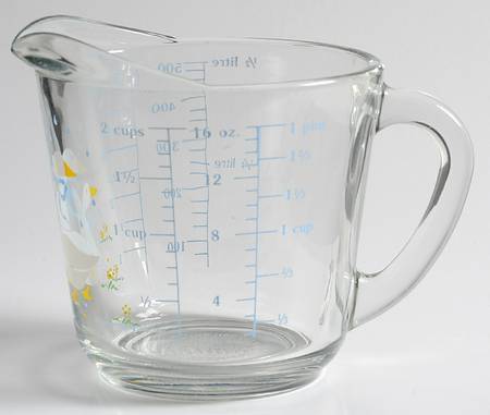 Farm Country Glassware Measuring Cup