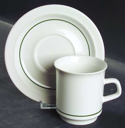 Greenhouse Flat Cup & Saucer Set