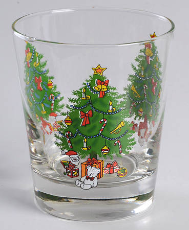 Holiday Magic Glassware Double Old Fashioned