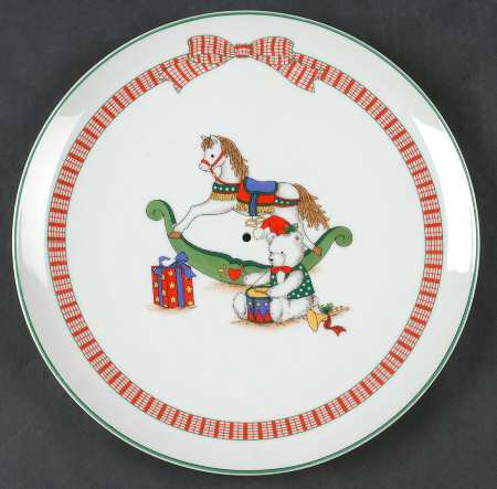 Memories Round Serving Plate with Handle (DP)