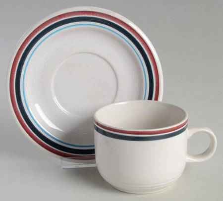 Scandia Flat Cup & Saucer Set