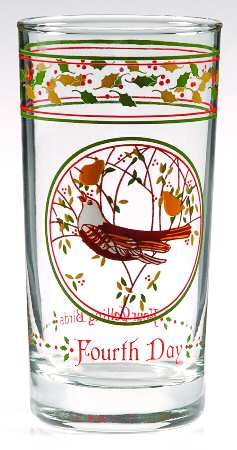 Twelve Days of Christmas 10 Oz Glassware Tumbler