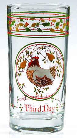 Twelve Days of Christmas 10 Oz Glassware Tumbler