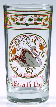 Twelve Days of Christmas 10 Oz Glassware Tumbler
