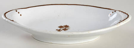 Tea Leaf (Embossed Lily Rim) Relish