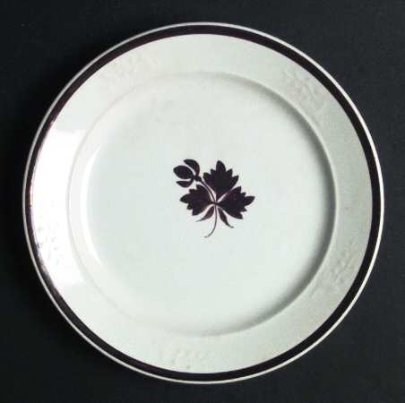 Tea Leaf (Embossed Lily Rim) Salad Plate by Anthony Shaw