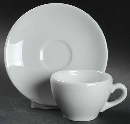 Opera Flat Demitasse Cup & Saucer Set