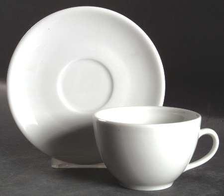 Opera Flat Cup & Saucer Set