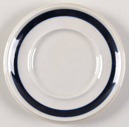 Anemone Blue Saucer for Flat Cup