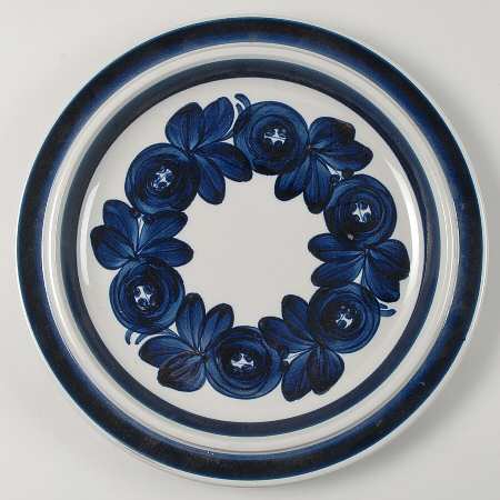 Anemone Blue 13" Chop Plate (Round Platter)