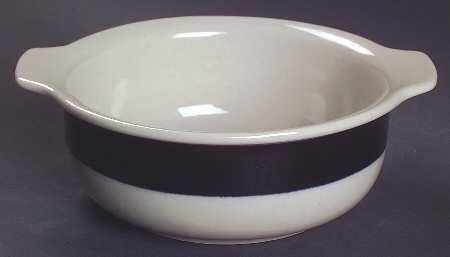 Anemone Blue Lugged Cereal Bowl by Arabia of Finland