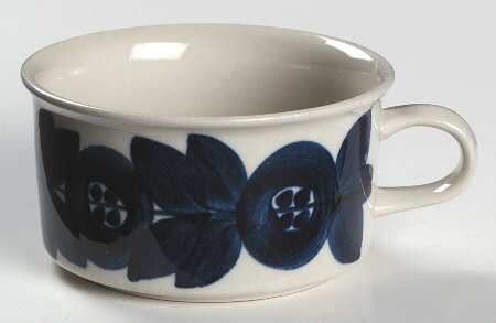 Anemone Blue Flat Cup