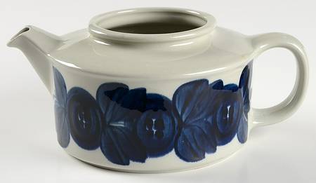 Anemone Blue Teapot No Lid