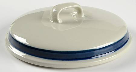 Anemone Blue Lid for 2.5 Qt Round Casserole