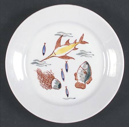 Aquarium Salad Plate