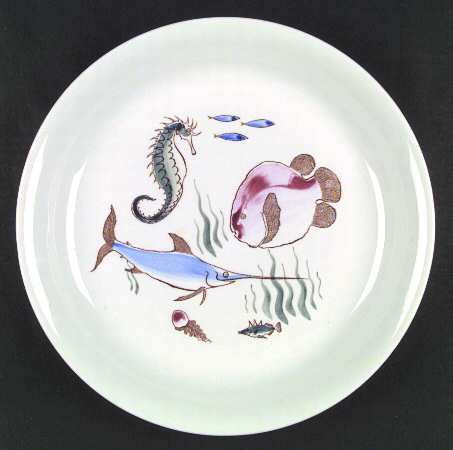 Aquarium Salad Plate