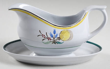 ARA12 Gravy Boat with Attached Underplate