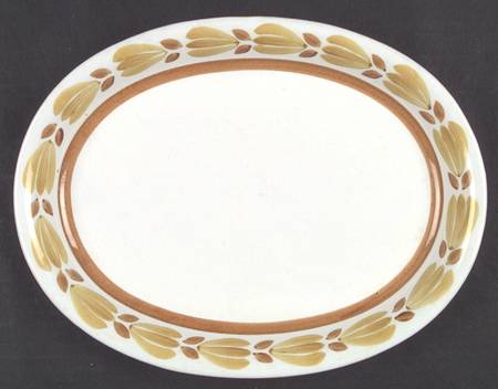 Botnia Yellow 14" Oval Serving Platter