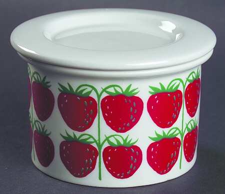 Pamona Sugar Bowl & Lid by Arabia of Finland