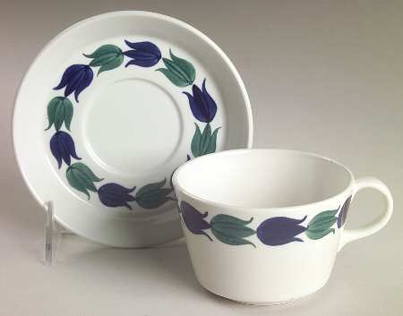Birca Flat Cup & Saucer Set