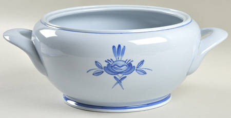 Blue Rose Tureen No Lid