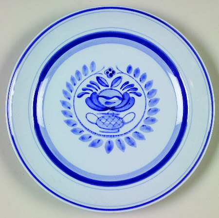 Blue Rose Dessert/Pie Plate