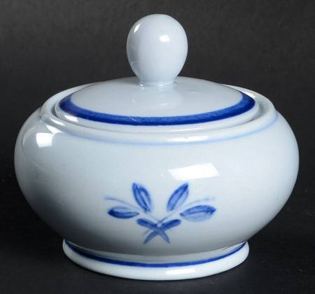 Blue Rose Mini Sugar Bowl & Lid
