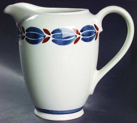 Botnia Blue and Brown 32 Oz Pitcher
