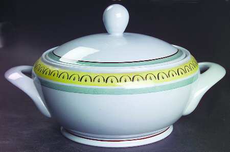 Crown Band Round Covered Vegetable