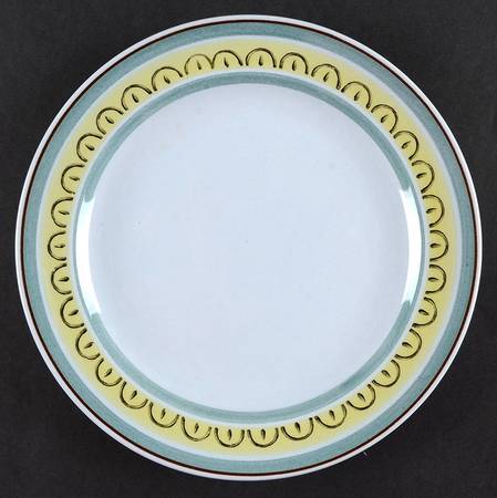 Crown Band Salad Plate
