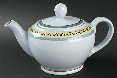 Crown Band Teapot & Lid