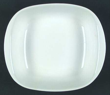 Domino White 9" Square Vegetable Bowl