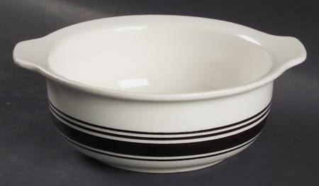 Faenza Black Lugged Cereal Bowl