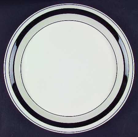 Faenza Black 12" Chop Plate (Round Platter)