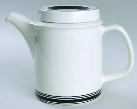 Faenza Black Coffee Pot & Lid
