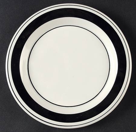 Faenza Black Bread & Butter Plate