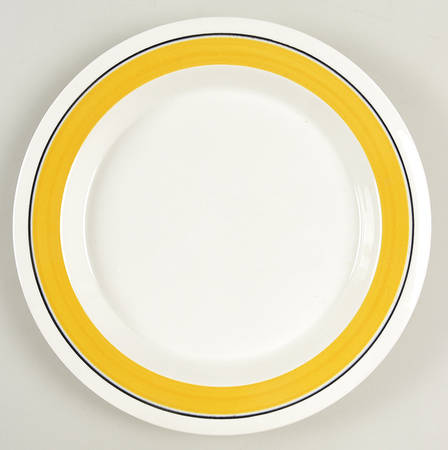 Faenza Yellow Luncheon Plate