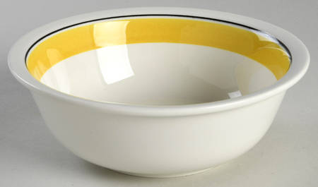 Faenza Yellow Coupe Cereal Bowl