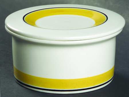 Faenza Yellow Ramekin with Lid