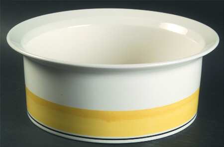 Faenza Yellow 8" Round Vegetable Bowl