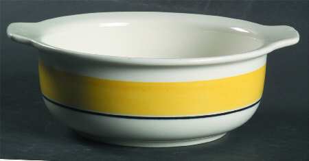 Faenza Yellow Lugged Cereal Bowl