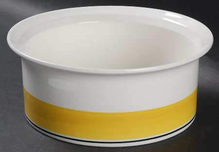 Faenza Yellow 7" Round Vegetable Bowl
