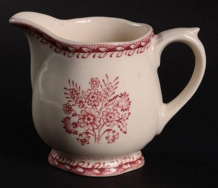 Finn Flower Red (Cream Background) Mini Creamer