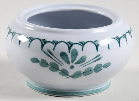 Green Thistle Mini Sugar Bowl No Lid