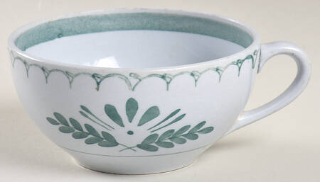 Green Thistle Flat Cup