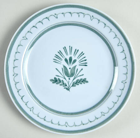 Green Thistle Salad Plate