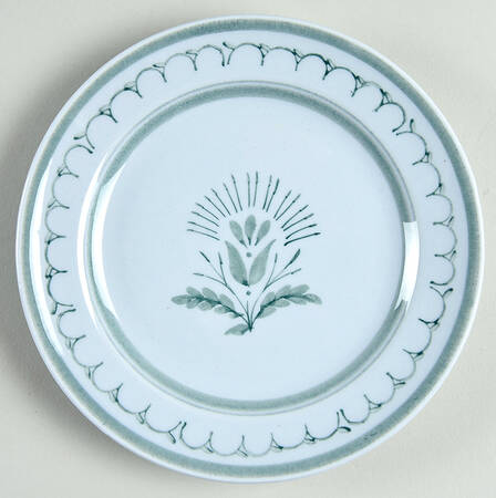 Green Thistle Bread & Butter Plate