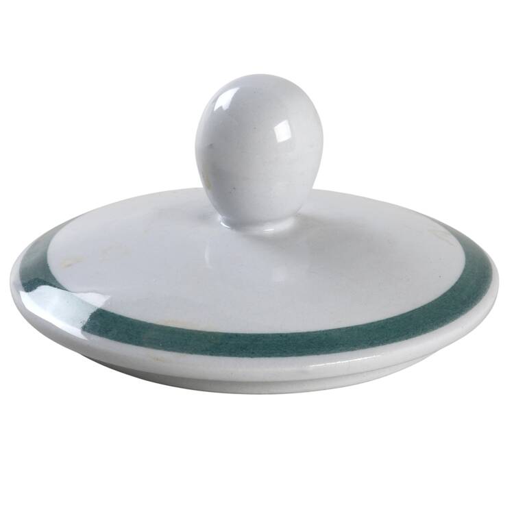 Green Thistle Lid for Sugar Bowl