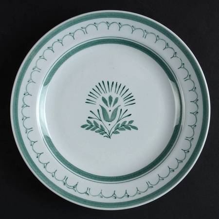 Green Thistle Dessert/Pie Plate