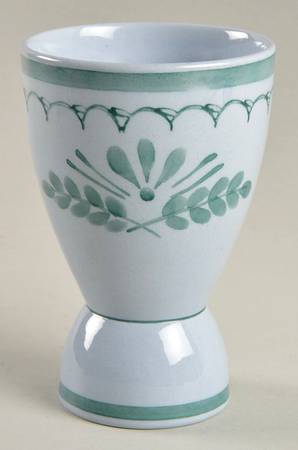 Green Thistle Double Egg Cup